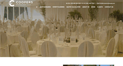 Desktop Screenshot of coopersmarquees.com